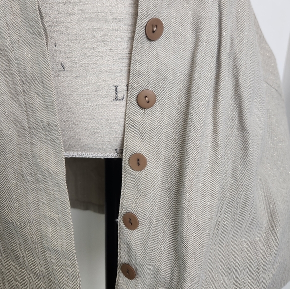 Chevron Pinstripe Sleeveless Mini Dress - Picture 15 of 16